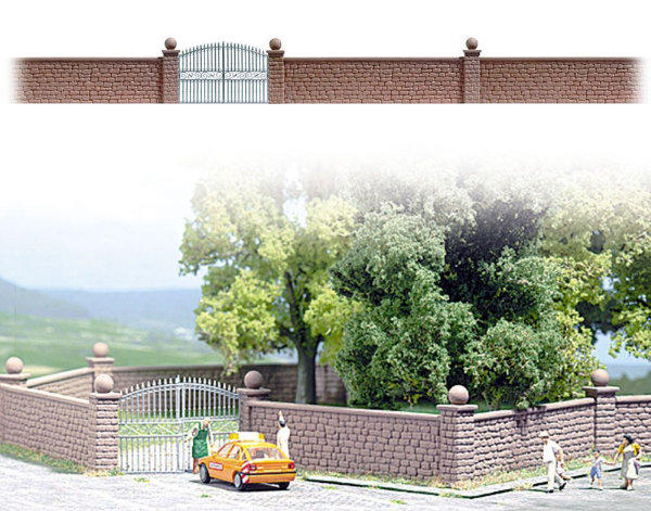 Busch HO Wall & Gate