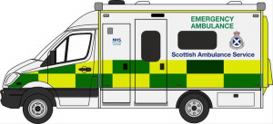 Oxford N Mercedes Ambulance Scottish
