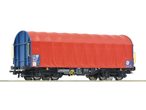 Roco HO Onrail Shimmns Sliding Tarpaulin Wagon VI