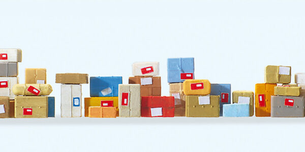 Preiser HO Assorted Parcels x 40