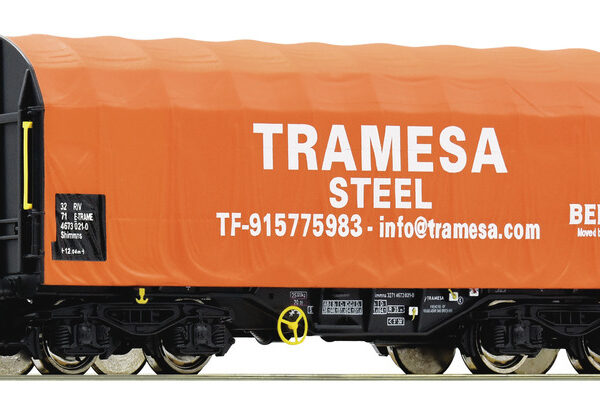 ROCO HO Sliding Tarpaulin Wagon "TRAMESA"