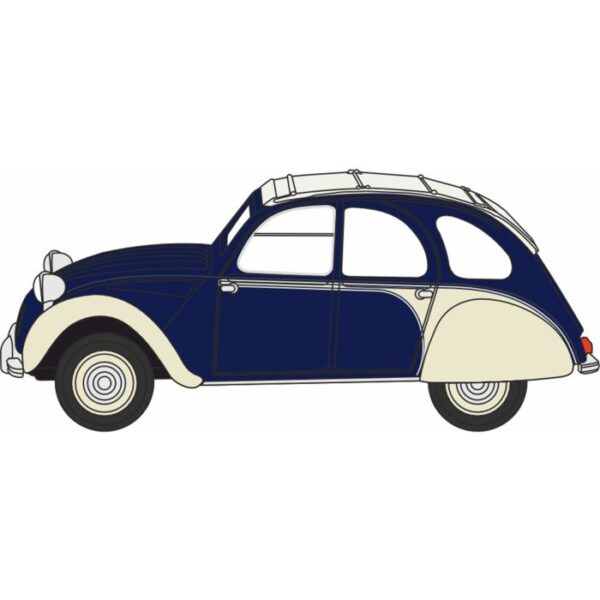 Oxford Diecast OO Citroen 2CV Dolly Blueberries & Cream