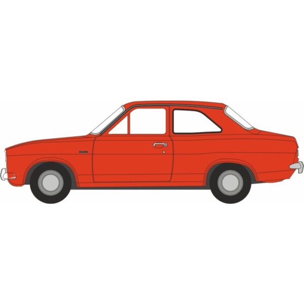 Oxford Diecast OO Ford Escort mkI Sunset Red