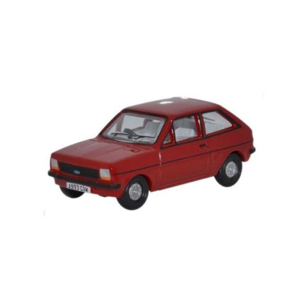 Oxford Diecast OO Ford Fiesta mkI Red