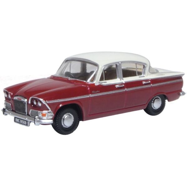 Oxford Diecast OO Humber Sceptre mkI Pippen Red/Pearl Grey