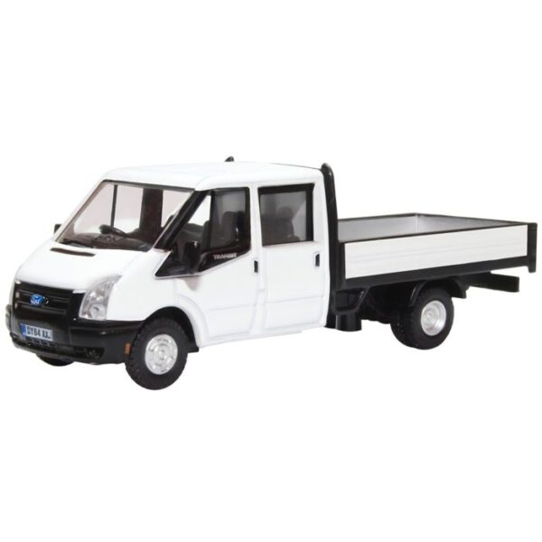 Oxford Diecast OO Ford Transit Pickup White (plain)