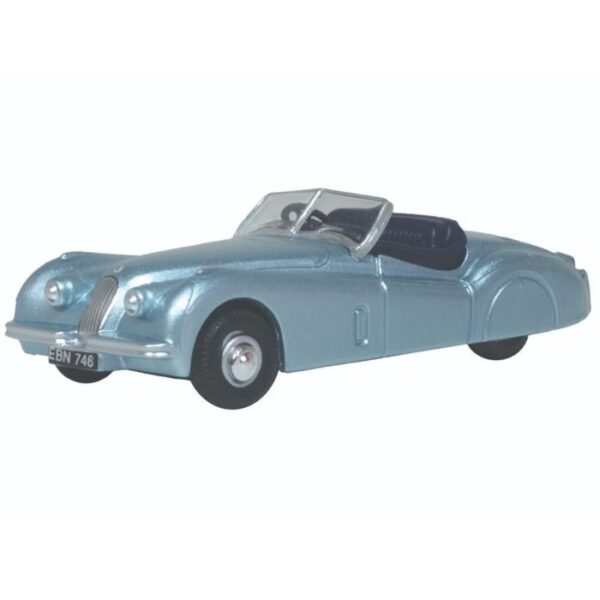 Oxford Diecast OO Jaguar XK120 Pastel Blue