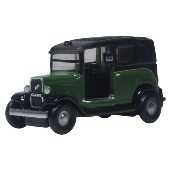 Oxford Diecast N Austin Low Loader Taxi Green